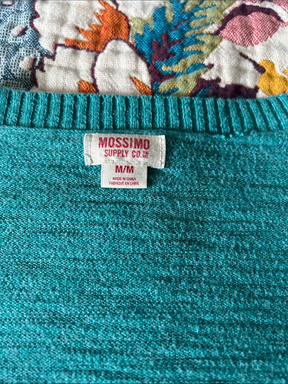 Mossimo Teal Button-Up Women's Cardigan Sweater - Picture 2 of 9